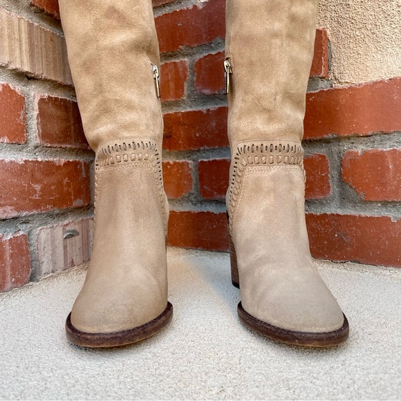 Vince Camuto “Madolee” Over the Knee Suede Leather Boot Sz 6M - Picture 5 of 15